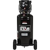 NorthStar Portable Quiet Electric Air Compressor, 1.5 HP, 26 Gallons, 4 SCFM @ 90 PSI