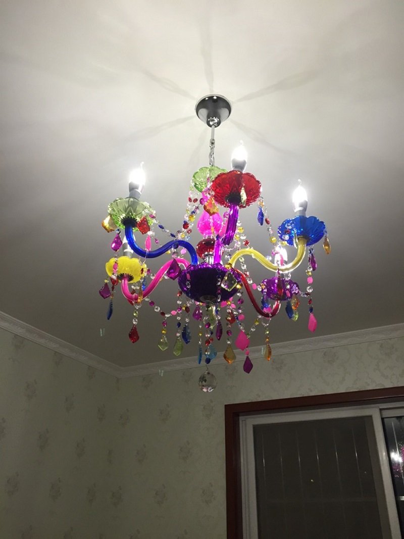 größe : Lamp 10 Princess Mädchen Kinderzimmer Kronleuchter