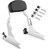 Chop Detachable Sissybar Fits for Harley FATBOY Deluxe Heritage Chrome | Backrest for FATBOY FLSTF 00-06 FLSTN 05-17 Deluxe /SPRINGER FLSTF,Heritage 06