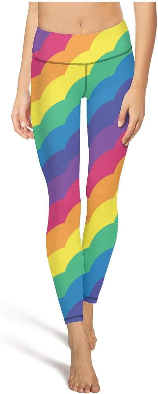 rainbow leggings plus size