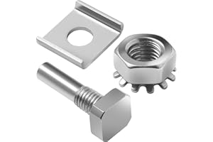 GGTE Glass Shower Door Stainless Steel Pivot Pin Kit with Hex-Nut and Washer Shower Door Replacement Parts for Pivot Shower Doors