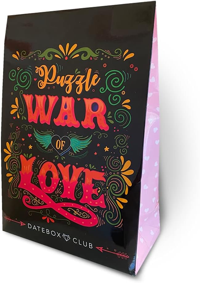 DateBox Mini - Our Puzzle War Date Night is Specially Designed for 2 People, and can be Played Multiple Ways. This is a Creative Date Night for Couples and is Ready to Open and Enjoy.