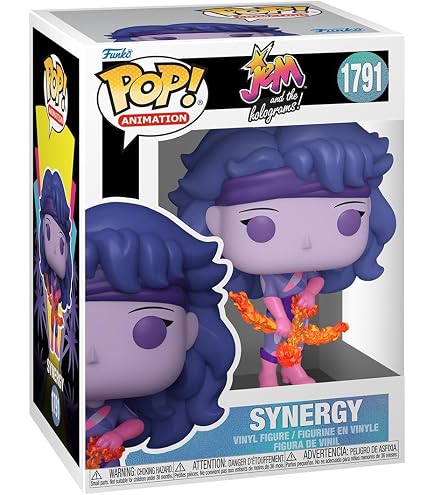 Super7 Jem And The Holograms - Action Figure Pizzazz Neon 9,5 Cm Con Accessorio, Giocattolo Retrò Da Collezione