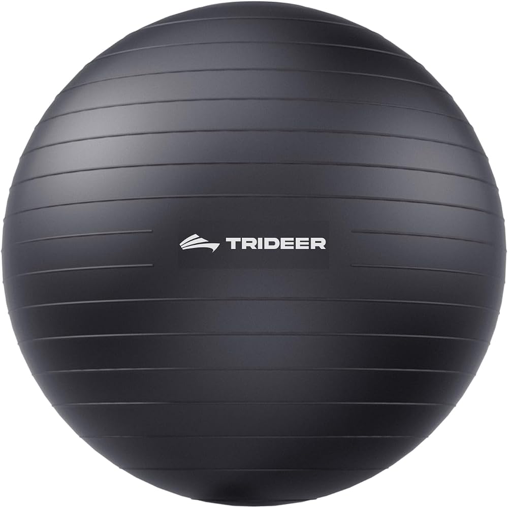 Trideer Exercise Ball Anti Burst Gym Ball 330 lb with Pump Yoga Pilates
