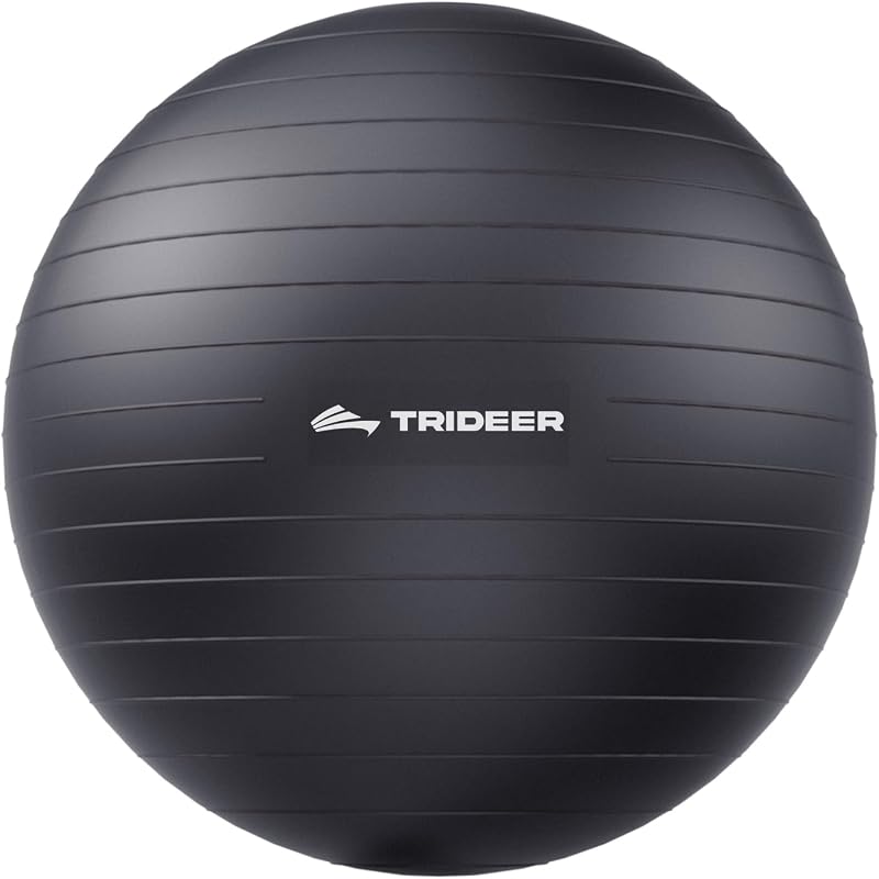 Trideer Exercise Ball Anti Burst Gym Ball 330 lb with Pump Yoga Pilates