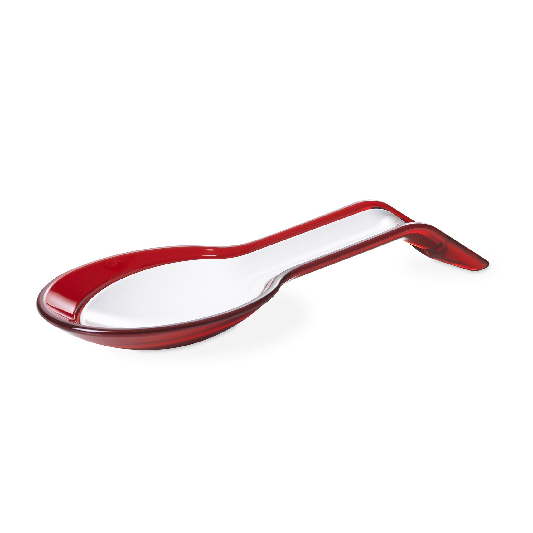 Omada Design Dipper Spoon in Two Separate Pieces, White and Colored, Trendy Line