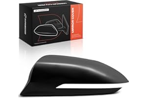 A-Premium Driver Side Rearview Mirror Cover Cap Compatible with Hyundai Tucson/Santa Cruz 2022 2023 2024 - Smooth Black, with