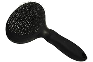 Miracle Care Slicker Brush for Dogs, Pet Hair Brush for Shedding, Removes Loose Undercoat, Ergonomic Handle, Larger Head for Large Dogs