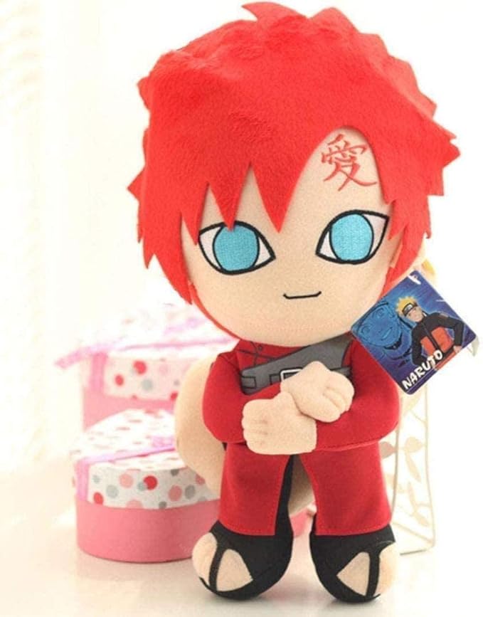 N-T Anime Naruto Stand Gaara muñeco de Peluche de Juguete Gaara