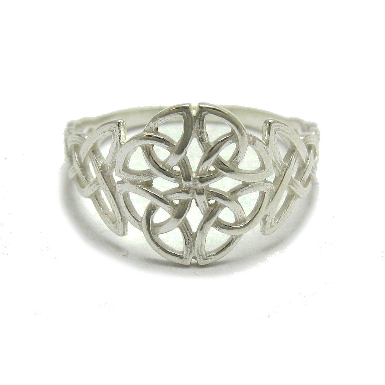 Bague Homme Argent Sterling 925 Tressée Celtique - Faite Main En Inde - Taille Unique