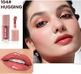HQDA Lip Gloss and Lip Liner Set Nude Rose Glossy Waterproof Long Lasting view 4