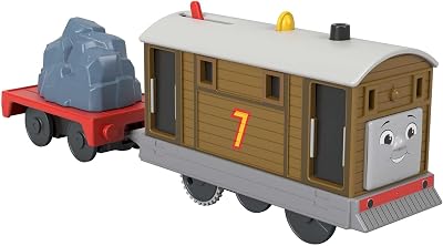 Thomas & Friends Toby Battery-Powered Engine with Cargo Car HTN30 3+ Toys