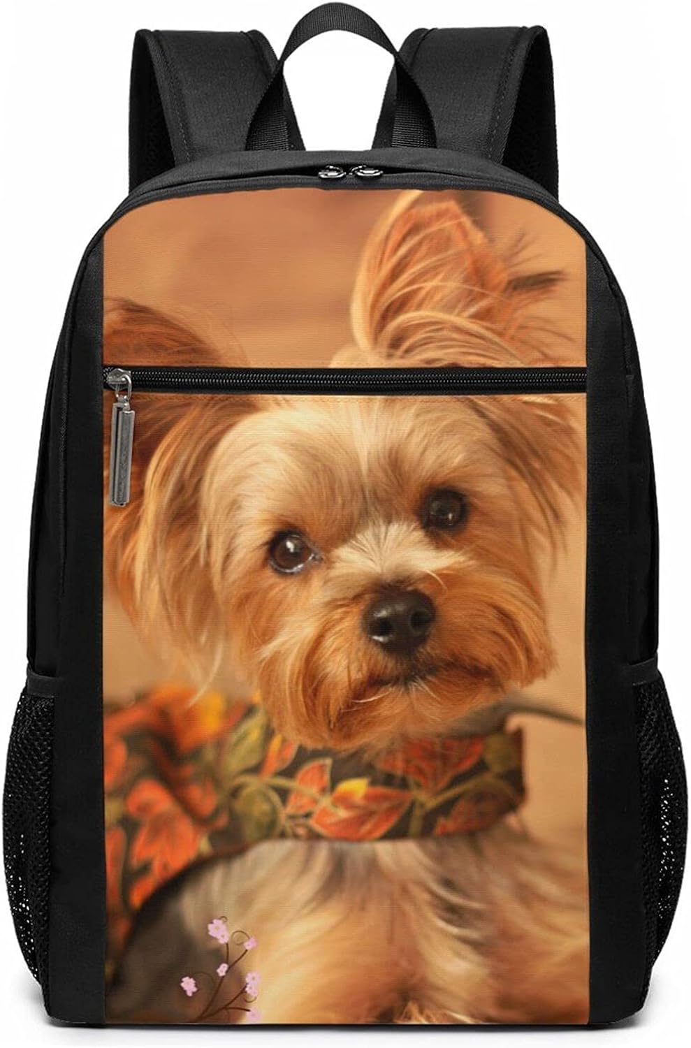 Puppy Yorkie Backpack 17 Inch Laptop Backpack for Women Men Travel