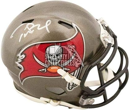 tom brady signature football