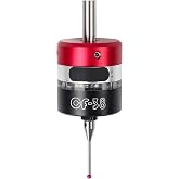 CNCTOPBAOS 3D Electronic Trigger Edge Finder CNC Touch Probe Tool CF-38 | 8mm 5/16" Shank, 0.11" 3mm Ruby Tip, 0.005mm Repeatability, Tungsten Steel Rod, Waterproof, For CNC Milling Machining Center