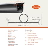 VEVOR Garage Door Seal Bottom Rubber 16ft U Shape O-Ring Weather Seal Kit view 7