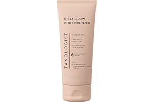 Tanologist Insta Glow Body Bronzer, Instant Illuminating Self-Tan, Hyaluronic Acid & Vitamin C, Streak-Free, Radiant Finish For All Skin Tones, 5.75 fl oz/170 ml Tube