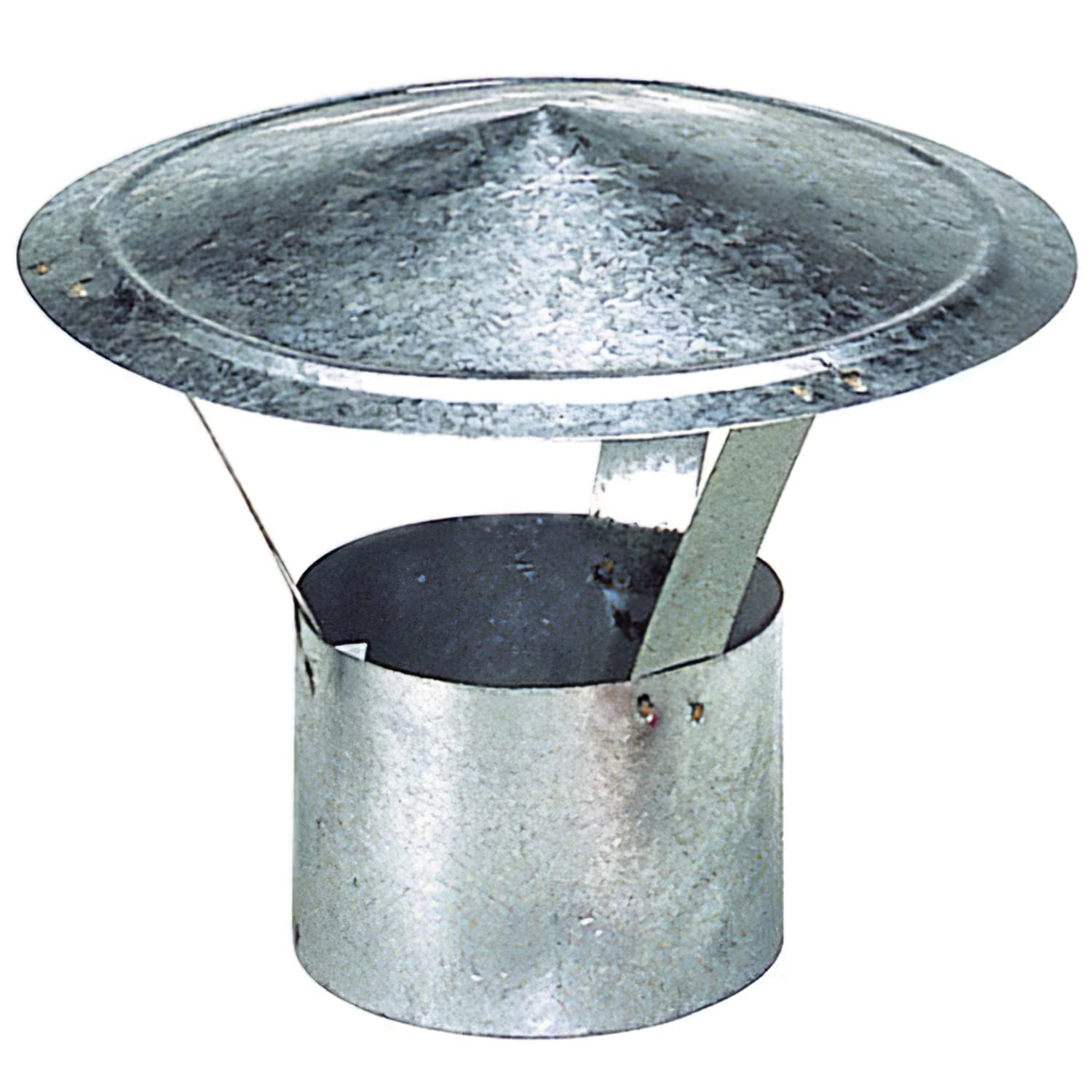 WOLFPACK LINEA PROFESIONAL - Galvanised hat for Stove, Fireplace, Smoke Extraction, for Pipe Ø 200 mm.