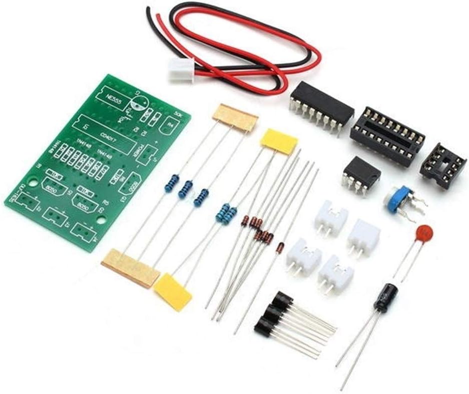 Beginner DIY Module Kit Components Practice Board Electronics Learning Kit 3Pcs DIY CD4017+NE555 Strobe Module Board Module Electronic Suit Board