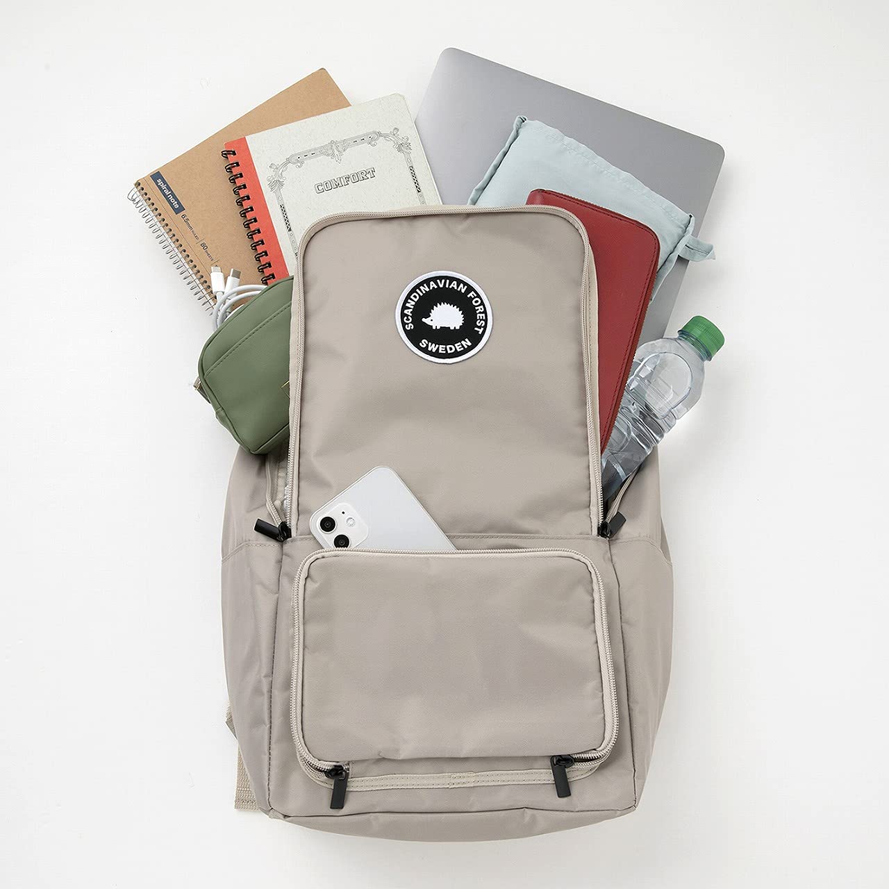 SCANDINAVIAN FOREST BACKPACK BOOK GREIGE ver. ：8/20発売【ムック本付録】スカンジナビアン フォレスト バックパック(グレージュver.)