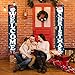 Dazonge Christmas Decorations | Welcome & Christmas Sign for Front Door/Porch Decor | New Year Christmas Winter Party Supplies