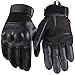 SHAWINGO Touch Screen Tactical Army Military Rubber Hard Knuckle Gloves for Motorcycle Cycling Hunting Airsoft Paintball Shooting