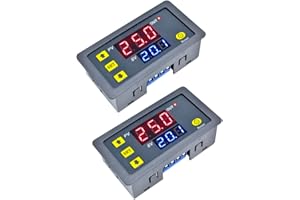SazkJere 2Pcs DC12V 20A Timer Switch Timer Delay Relay Programmable Cycle Timer Switch ON-Off Control LED Digital Display Tim