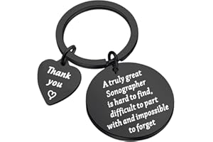 BAUNA Sonographer Gifts Sonographer Keychain Ultrasound Tech Gifts
