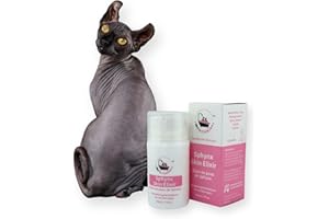 Mr Wrinkles Sphynx Hairless Cat Revitalizing Elixir, Skin Conditioner & Moisturizer, 100% Natural Cat Safe Ingredients, Made 