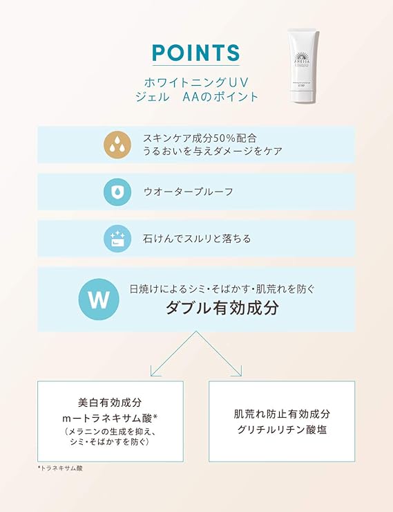 Amazon Co Jp Anessa アネッサ 医薬部外品 ホワイトニングuv ジェル 日焼け止め 美白 シトラスソープの香り 90g ビューティー