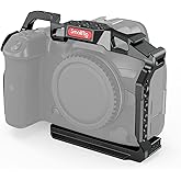 SmallRig R5 / R 5 C / R6 Cage for Canon R5 R6 R 5 C, Aluminum Alloy Rig Stabilizer with Cold Shoe, 1/4"-20 and 3/8"-16 Thread