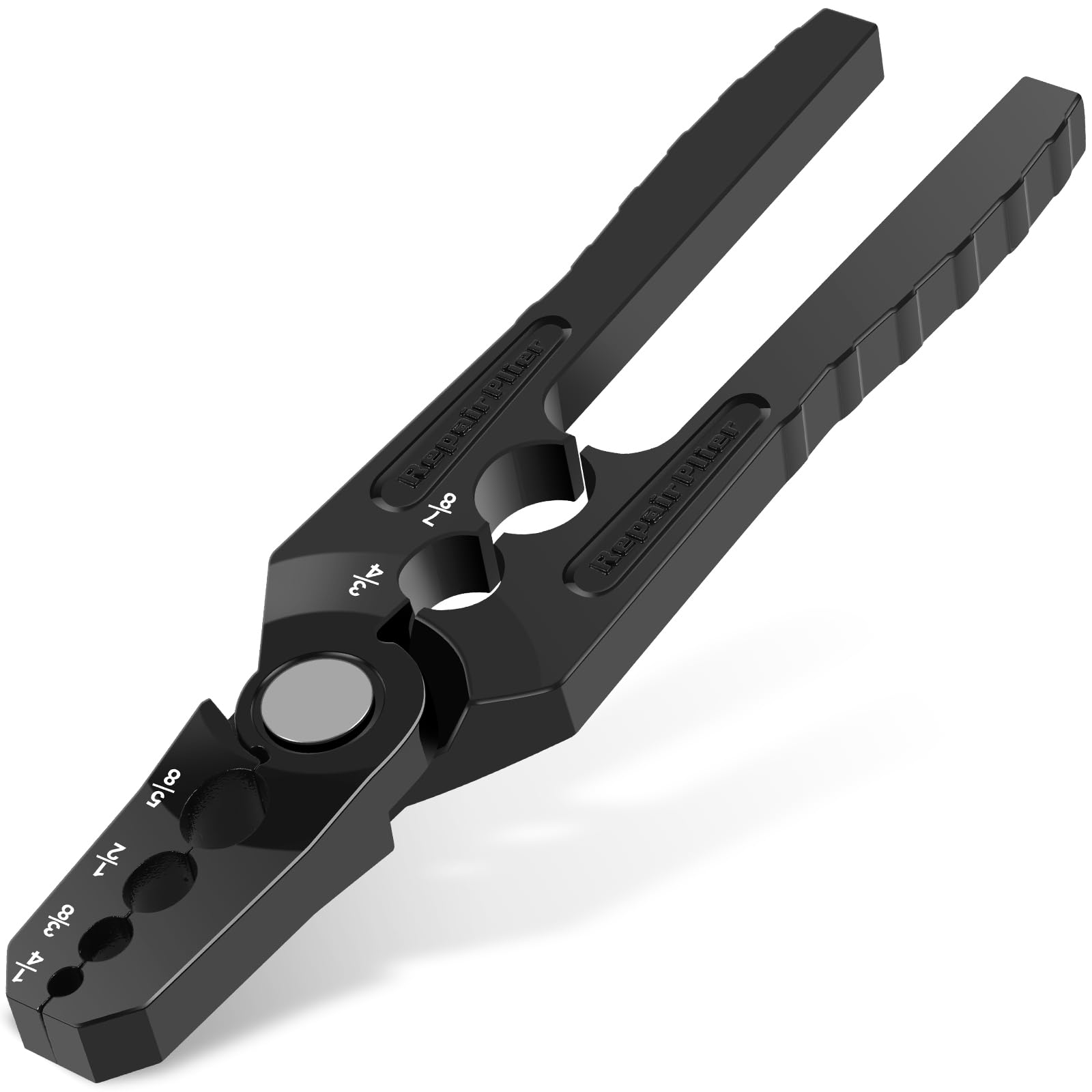 Photo 1 of VMBQRTI Tzgsonp Copper Pipe Rounder, 6-Hole Flat Copper Tube Repair Plier, Fits 1/4" 3/8" 1/2" 5/8" 3/4" 7/8" Pipes, Manual Handling Pipe Rounding Tool