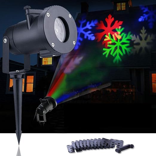 Proyector de luz, Navidad nieve luces, 12 patrones películas ...