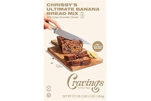 MIALO TRUSTED TRADER Chrissy's Ultimate Banana Bread Mix Cravings By Chrissy Teigen, 37.5 oz.