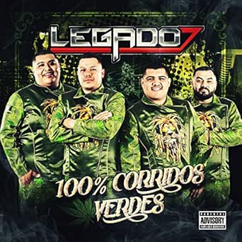 Amazon Com 100 Corridos Verdes Explicit Legado 7 Musica Digital