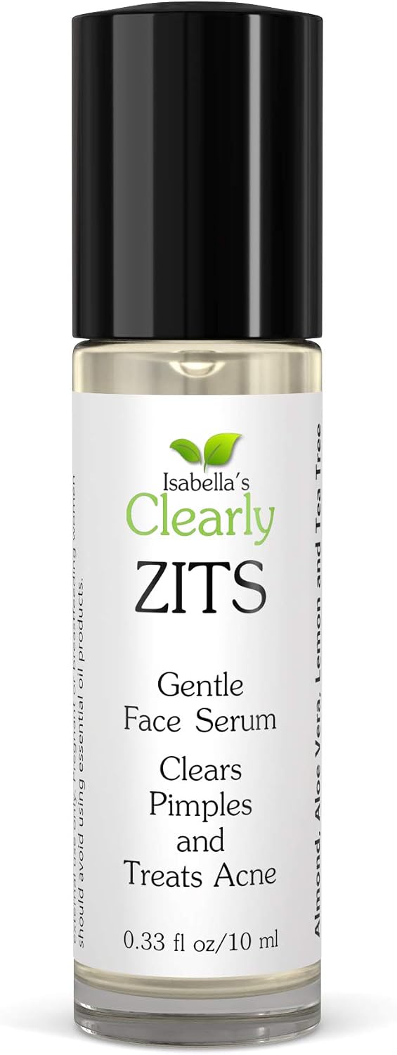 Isabella's Clearly ZITS, Clear Skin Serum with Tea Tree, Lemon, Aloe Vera, 10 ml (Pack of 1)