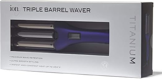 titanium triple barrel waver ion
