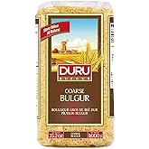 Duru Coarse Bulgur for Pilaf– 2.2lb (1000g), Wheat Berries, 100% Natural and Certificated, High Fiber and Protein, Non-GMO, G