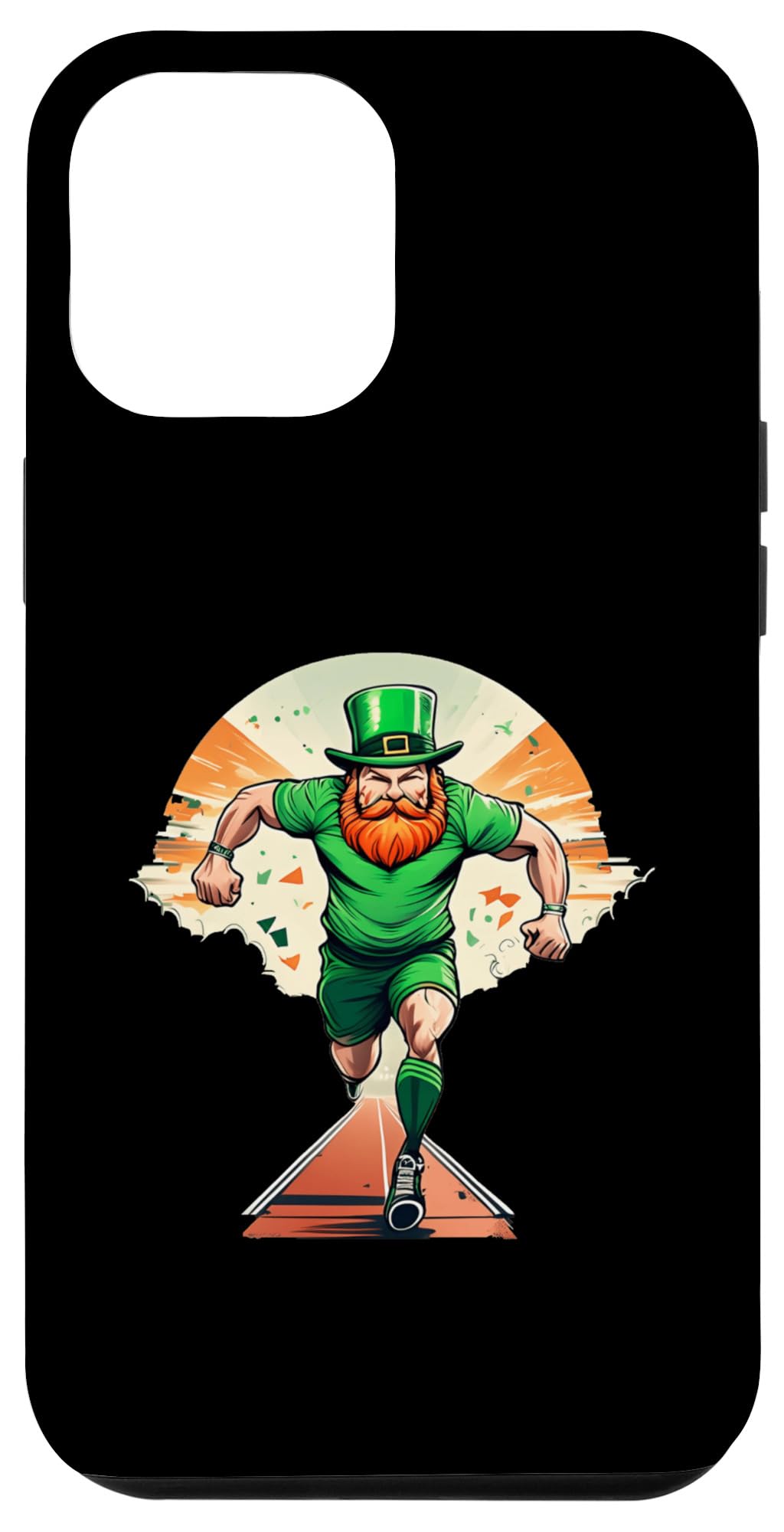 iPhone 12 Pro Max St. Patrick's Day Shamrock St Paddy's Day Running Case