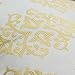CaliTime Pack of 2 Soft Jacquard Throw Pillow Covers Cases for Couch Sofa Home Decoration Vintage Diamond Shape Damask Floral 18 X 18 Inches Gold