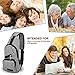 lcfun Canvas Sling Bag Shoulder chest cross body backpack, Men Women Crossbody backpack, usb charging port Backpack for Travel/Hiking/Outdoor Sport (Gray)