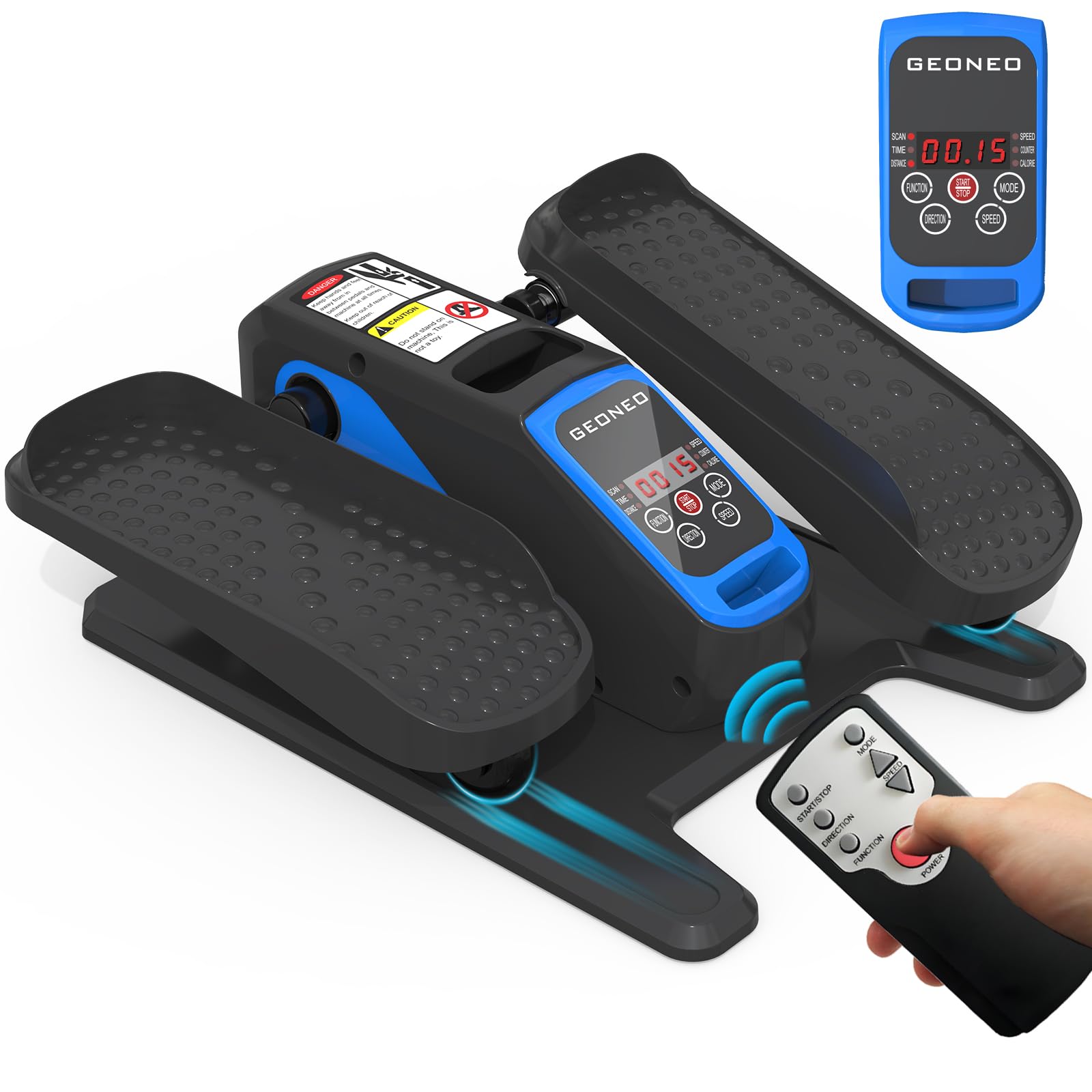 Photo 1 of Under Desk Elliptical Machine, Electric Ellipse Leg Exerciser for Senior, Quiet and Compact Electric Seated Pedal Exerciser for Home with Display Monitor, Remote Control & 12 Adjustable Speeds