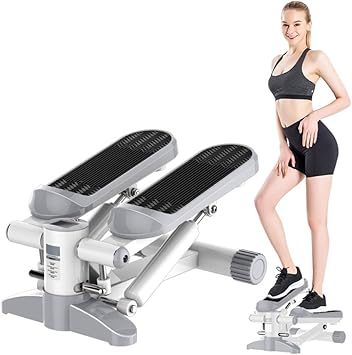 WANG-L Mini Stepper Ejercicio Paso Columpio Máquina Piernas Brazos ...
