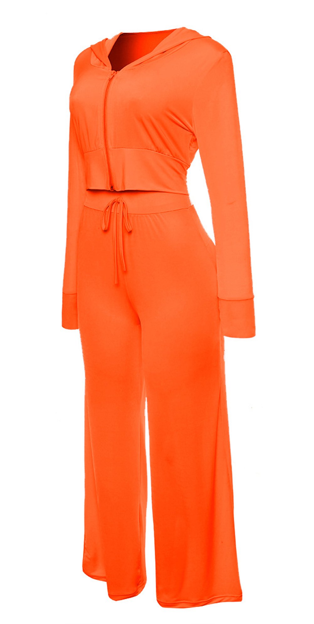 Bluewolfsea Women's Sexy 2 Piece Mesh Swimsuit Bikini Cover Up Hoodie