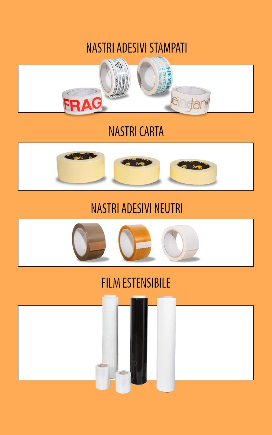 Confezione Da 24 Rotoli Di Film Estensibile Trasparente, Altezza 12,5 Cm, Spessore 23 Micron, 100 Metri Ciascuno