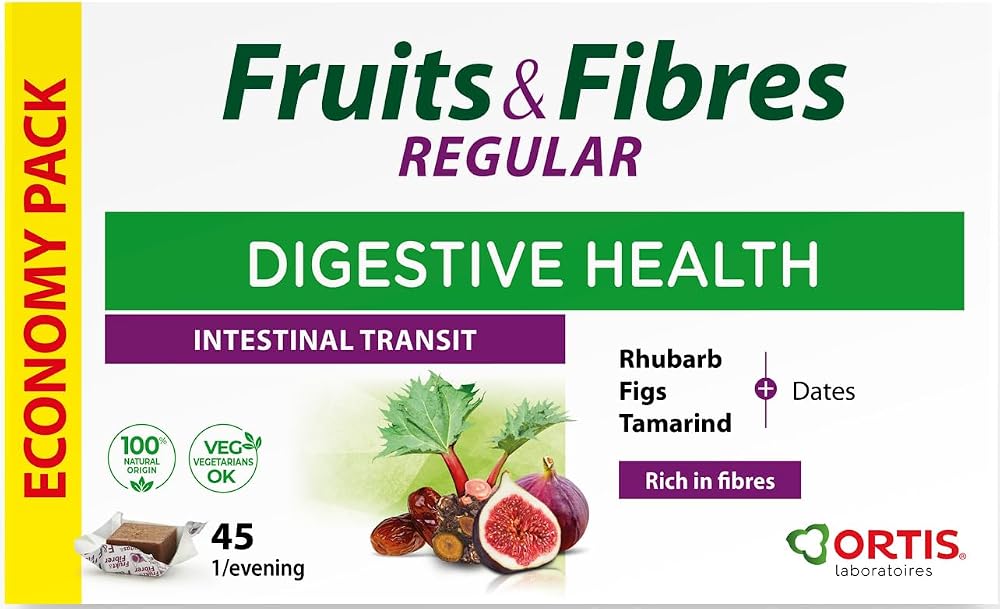 Ortis Fruits & Fibre Chewable Cubes – 45 Eco Pack Brand Ortis