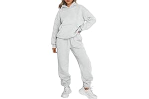 Trendy Queen Sweatsuits Women 2 Piece Outfit Two Piece Lounge Sets Hoodies and Sweatpants Fall Fashion Clothes 2025 Tracksuit