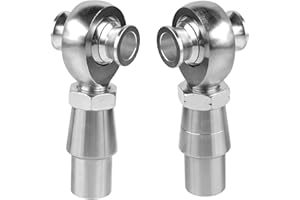 iLIZBay 3/4" Heim Joint Rod End Kit with Tube Adapters and Jam Nuts - Right & Left Hand Thread, 750" Chromoly Joints for Panhard Rod - 1 Pair