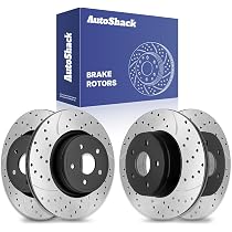 AM Autoparts Front Brake Rotor Pair – Fits Dodge Ram 1500, Durango, Aspen 2002-2022