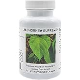 Supreme Nutrition Alchornea Supreme, 90 Pure Alchornea Leaf Vegetarian Capsules